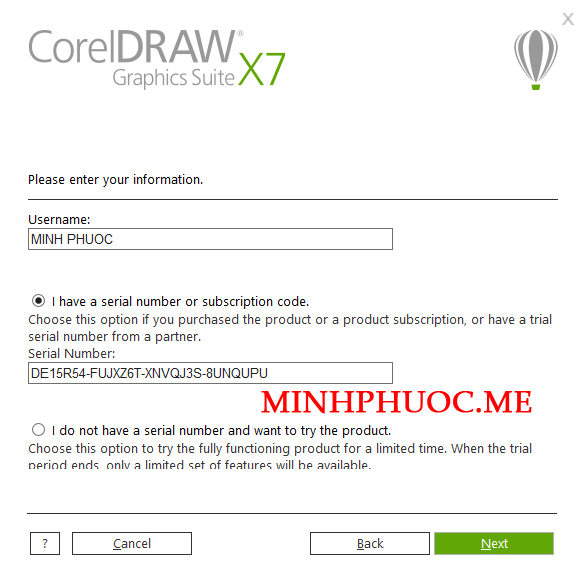 serial number corel draw x7 gratis